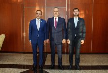 TÜRKPA Baş katibi Ramil Həsən Hakan Fidanla görüşüb: Nələr müzakirə olunub? (FOTO)