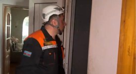 Badamdarda binada partlayış: Xəsarət alan var (FOTO)
