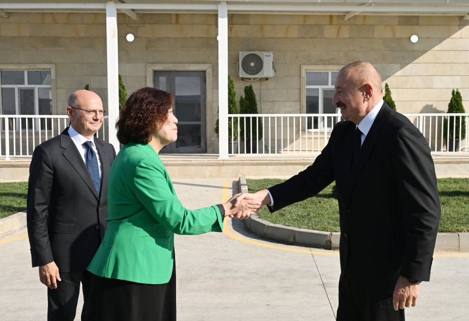 Prezident İlham Əliyev “Qobustan” Günəş Elektrik Stansiyasının açılışında iştirak edib (FOTO)