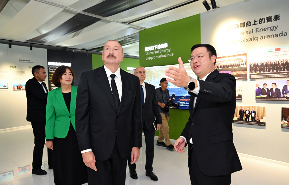 Prezident İlham Əliyev “Qobustan” Günəş Elektrik Stansiyasının açılışında iştirak edib (FOTO)