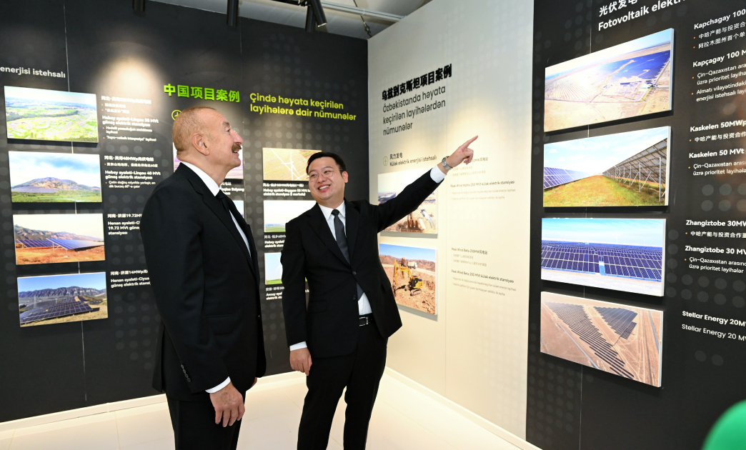 Prezident İlham Əliyev “Qobustan” Günəş Elektrik Stansiyasının açılışında iştirak edib (FOTO)