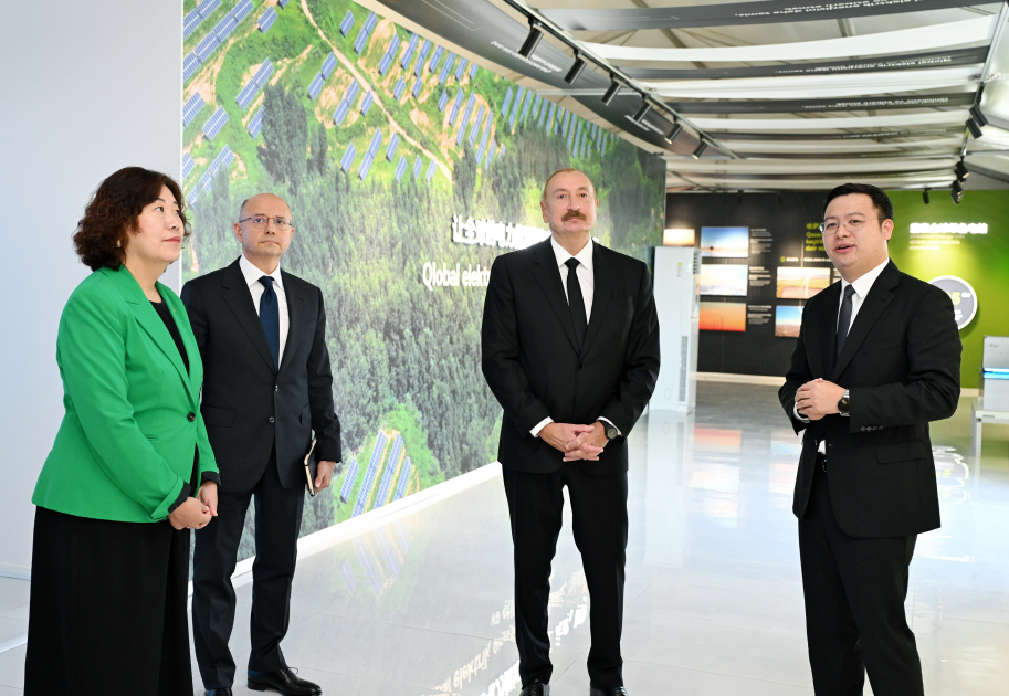 Prezident İlham Əliyev “Qobustan” Günəş Elektrik Stansiyasının açılışında iştirak edib (FOTO)
