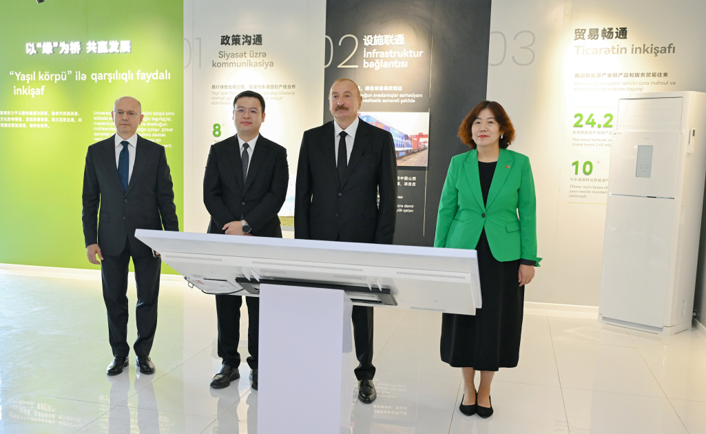 Prezident İlham Əliyev “Qobustan” Günəş Elektrik Stansiyasının açılışında iştirak edib (FOTO)