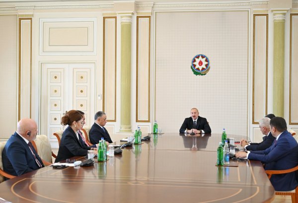 Prezident İlham Əliyev TDT-yə üzv ölkələrin təhlükəsizlik üzrə rəhbər şəxslərini qəbul edib (FOTO/VİDEO)