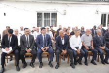 Xaçmaz Rayon İcra Hakimiyyətinin başçısı Elnur Rzayev Ağyazı Buduq kəndində sakinlərlə görüşüb (FOTO)