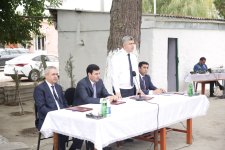 Xaçmaz Rayon İcra Hakimiyyətinin başçısı Elnur Rzayev Ağyazı Buduq kəndində sakinlərlə görüşüb (FOTO)