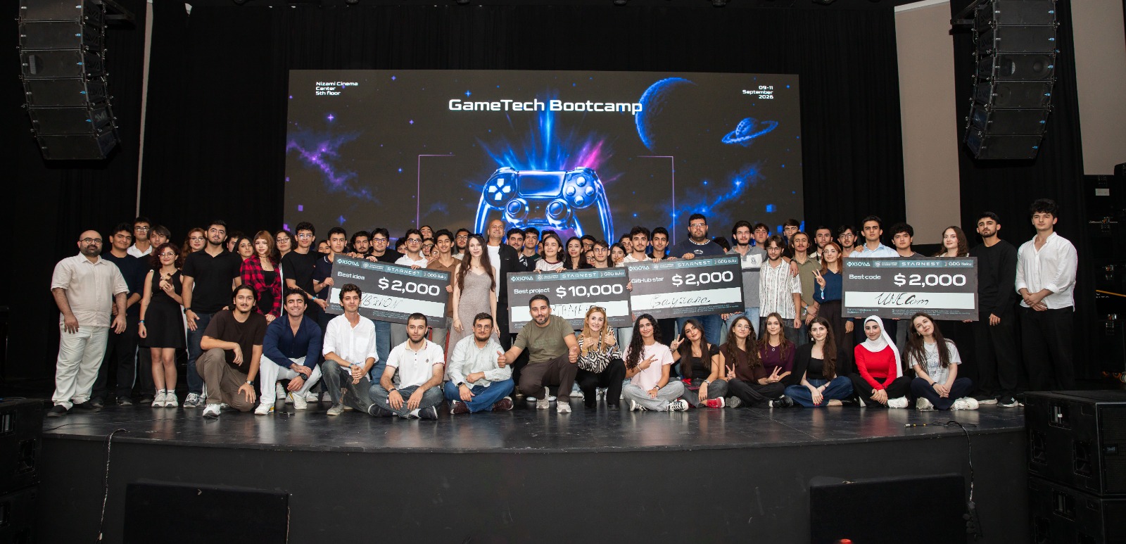 “TinyTamers” komandası “GameTech Bootcamp”də birinci oldu (FOTO)