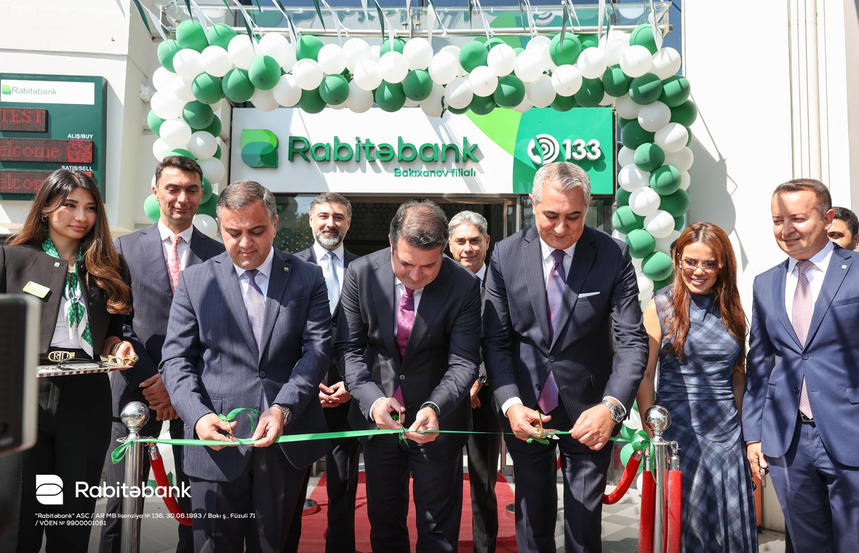 Rabitəbank 32-ci filialını Bakıxanovda açdı (FOTO)