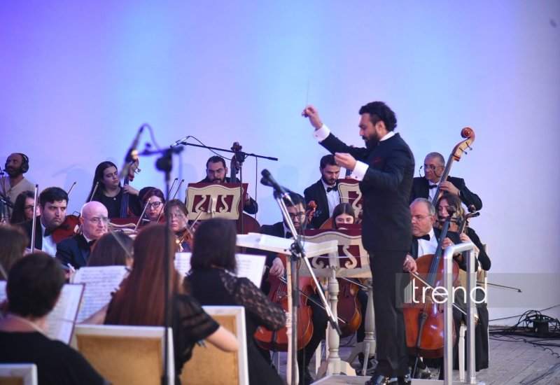 Bakıda I Türk Dünyası Bəstəkarları Qurultayının qala-açılış konserti keçirilib (FOTO)