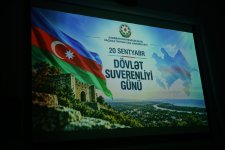 Xaçmaz rayonunda “Suverenliyimiz əbədidir” adlı tədbir keçirilib (FOTO)