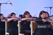 Bakıda I Türk Dünyası Bəstəkarları Qurultayının qala-açılış konserti keçirilib (FOTO)