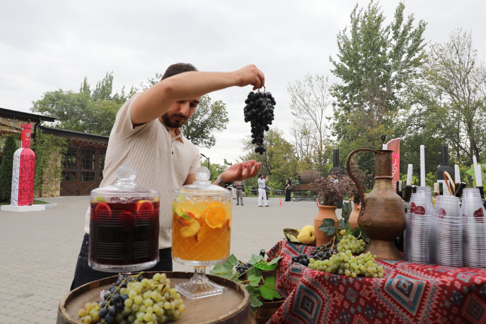 Şamaxıda Üzüm və Şərab Festivalı başlayıb (FOTO)