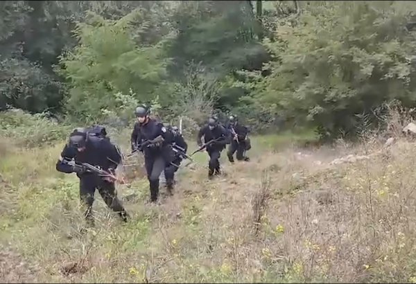 DİN antiterror tədbirlərindən real döyüş kadrları yayıb (VİDEO)