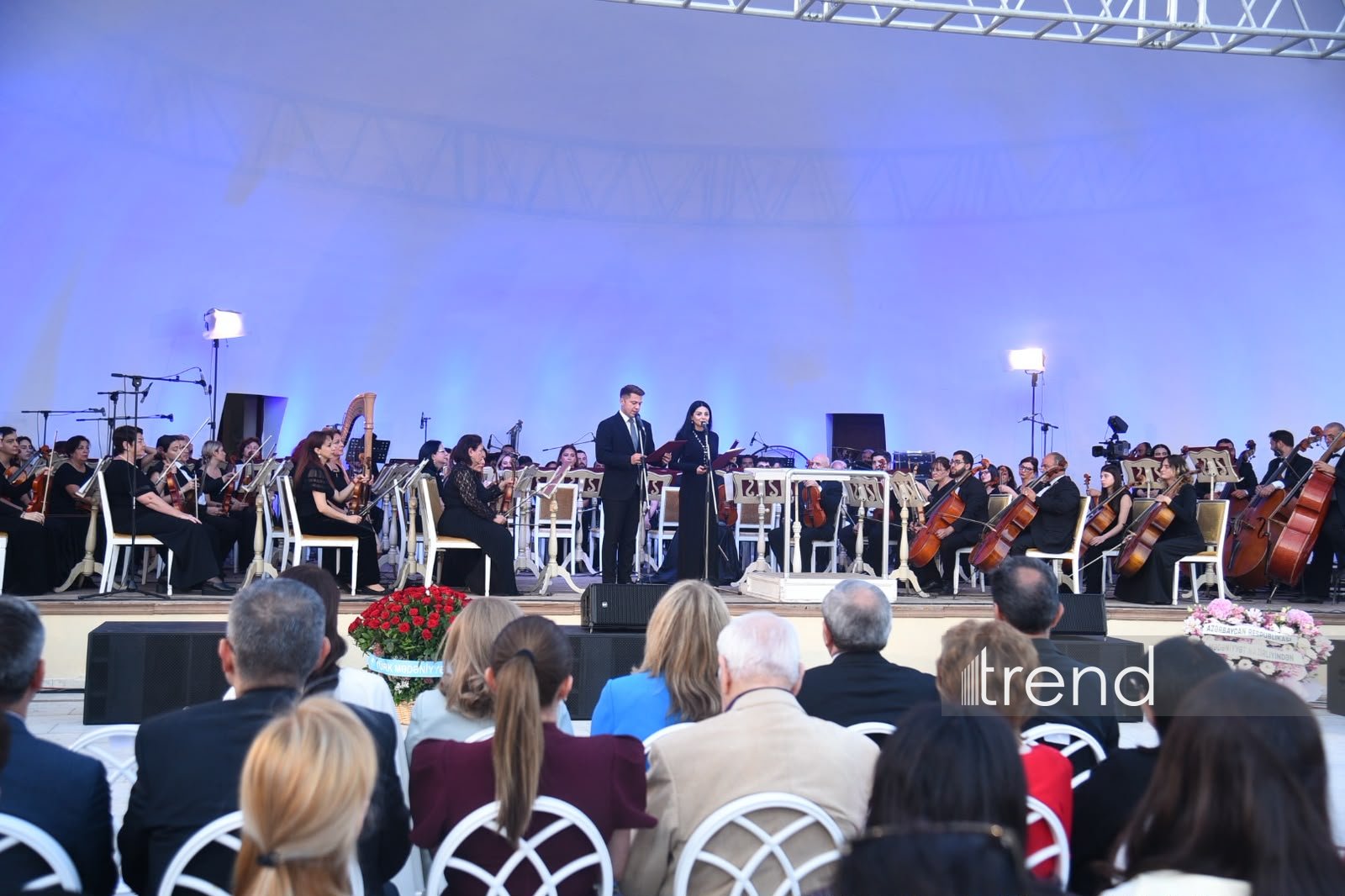 Bakıda I Türk Dünyası Bəstəkarları Qurultayının qala-açılış konserti keçirilib (FOTO)
