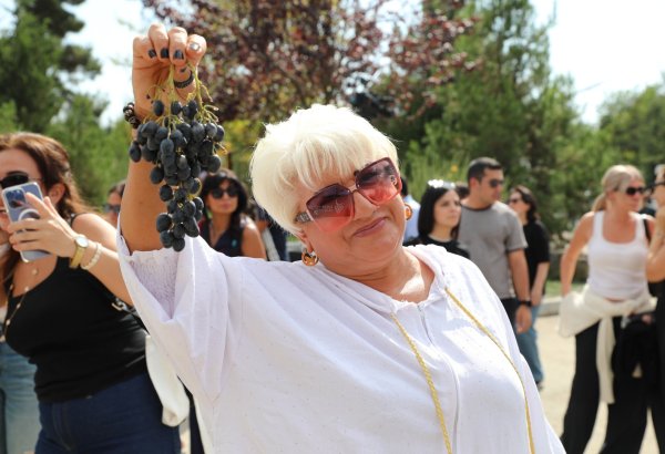 Üzüm, şərab və musiqi - Şamaxıda festival belə başa çatdı (FOTO)