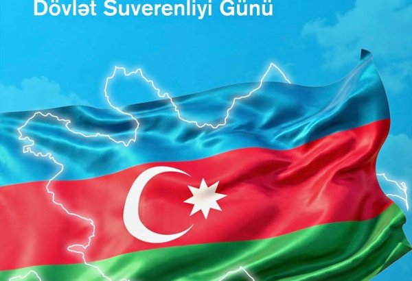 Ukrayna səfirliyi Azərbaycanı Dövlət Suverenliyi Günü münasibətilə təbrik edib
