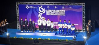 Yeniyetmə akrobatlarımız Dünya yarışında iki medal qazanıblar (FOTO)