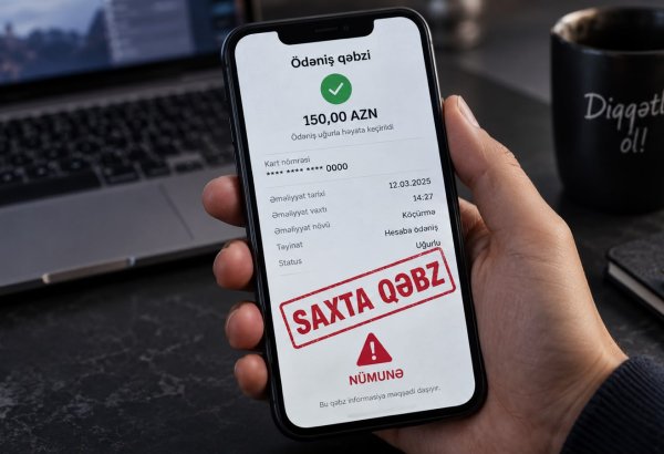 Süni intellektlə hazırlanan saxta qəbzlər: Vətəndaşlar nələrə diqqət etməlidirlər ?