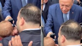 Ərdoğan Nyu-Yorkda azyaşlıya qızıl sikkə hədiyyə etdi (FOTO)