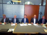 ADY və Hamburq Limanı arasında əməkdaşlığın inkişafına dair protokol imzalanıb (FOTO)