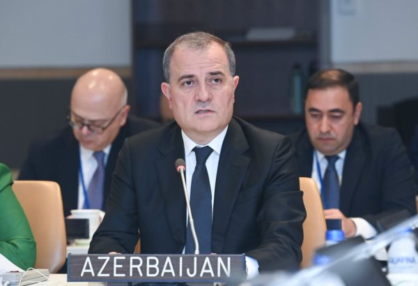 Ceyhun Bayramov Nyu-Yorkda Cammu və Kəşmir üzrə Kontakt Qrupunun iclasında çıxış edib (FOTO)