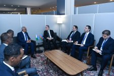 Azərbaycan və Cibuti xarici işlər nazirləri Nyu-Yorkda müzakirələr aparıb (FOTO)