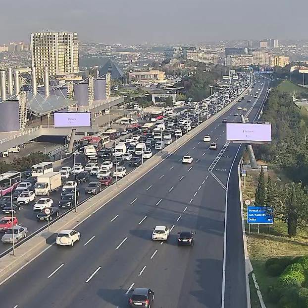 DİQQƏT: Bu yollarda tıxac var - SİYAHI (FOTO)