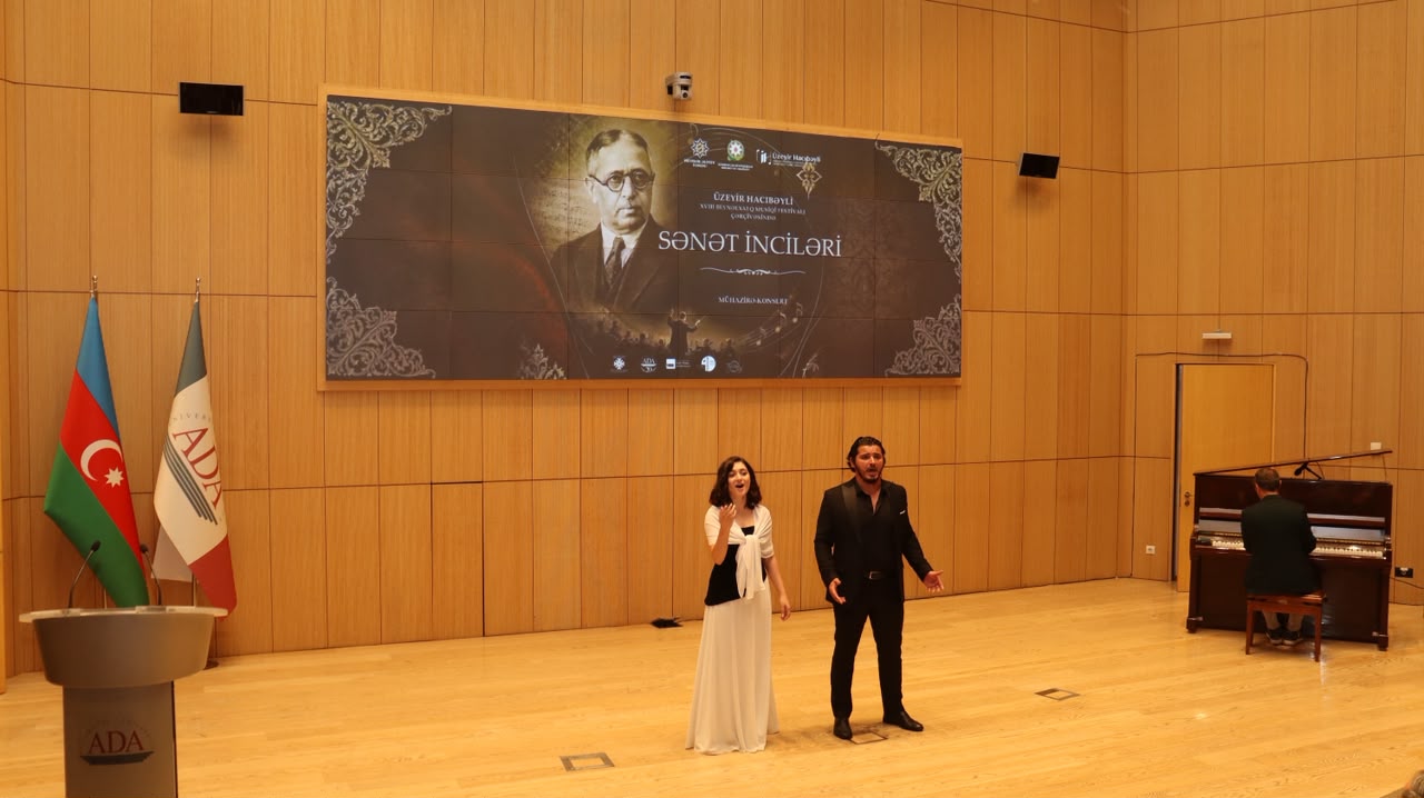 “Sənət inciləri” layihəsi üzrə ADA Universitetində mühazirə-konsert keçirilib (FOTO)