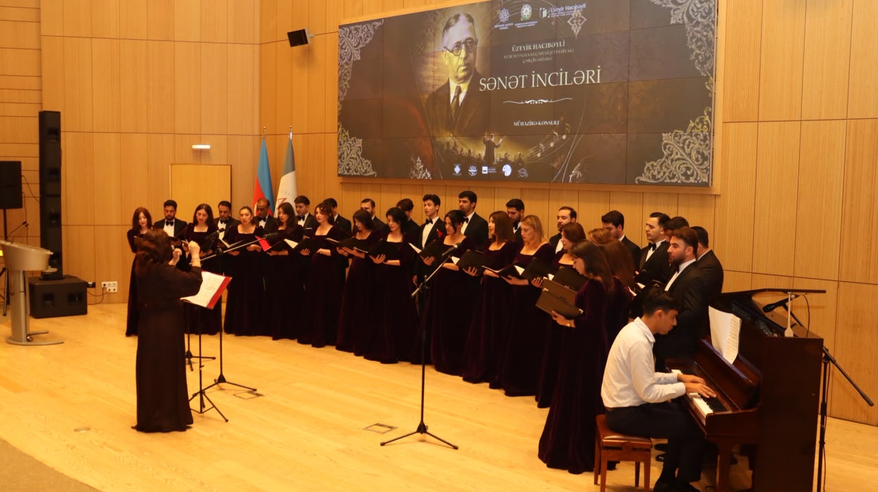“Sənət inciləri” layihəsi üzrə ADA Universitetində mühazirə-konsert keçirilib (FOTO)