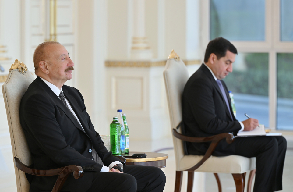 Prezident İlham Əliyev Estoniyanın Azərbaycanda yeni təyin olunmuş səfirini qəbul edib (FOTO/VİDEO)