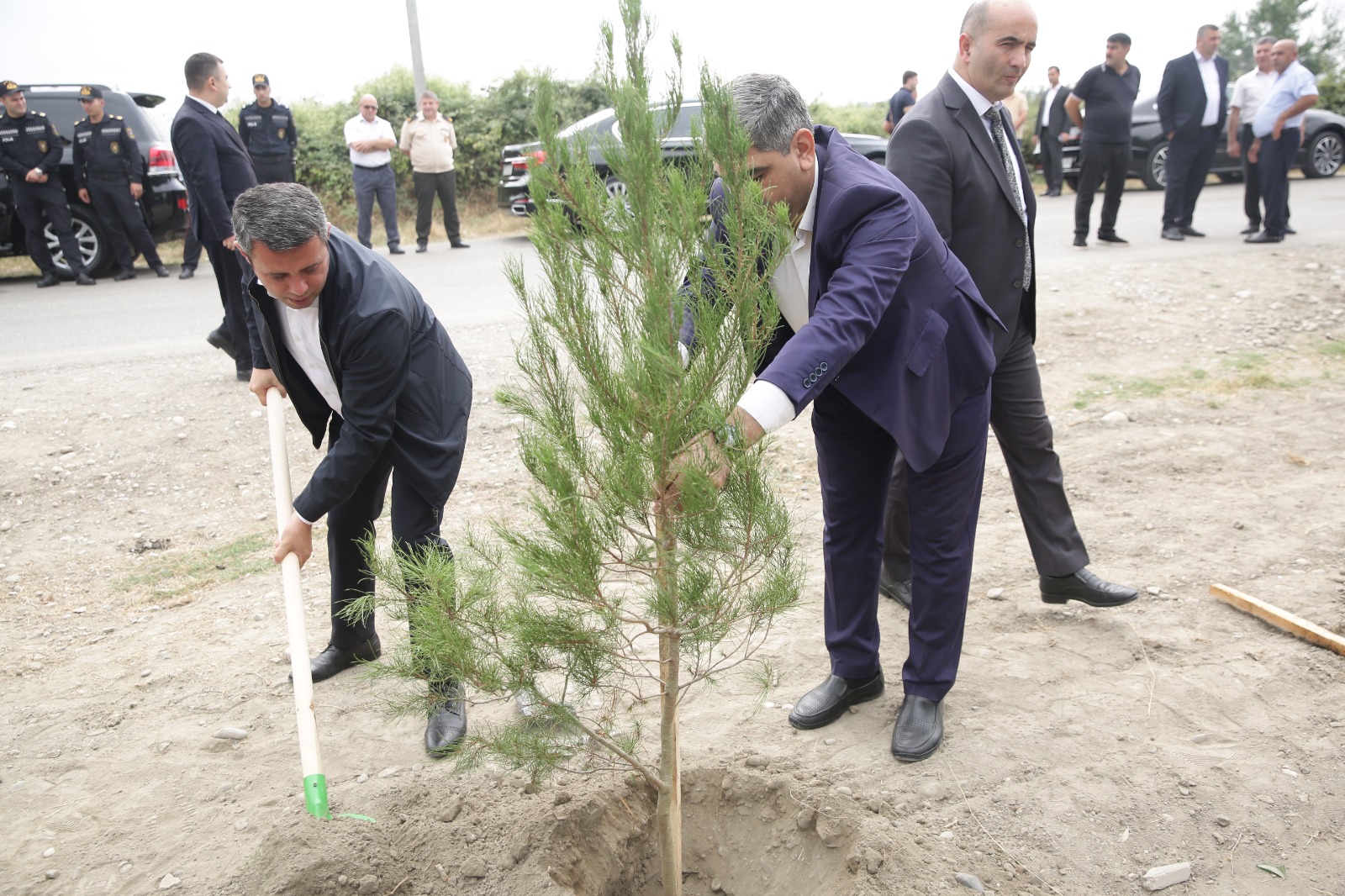 Xaçmazda şəhidlərin xatirəsinə ağacəkmə aksiyası keçirilib (FOTO)
