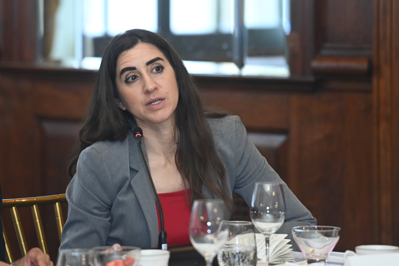 Ceyhun Bayramov ABŞ biznes nümayəndələri ilə görüşdə Azərbaycanın strateji prioritetlərini açıqlayıb (FOTO)