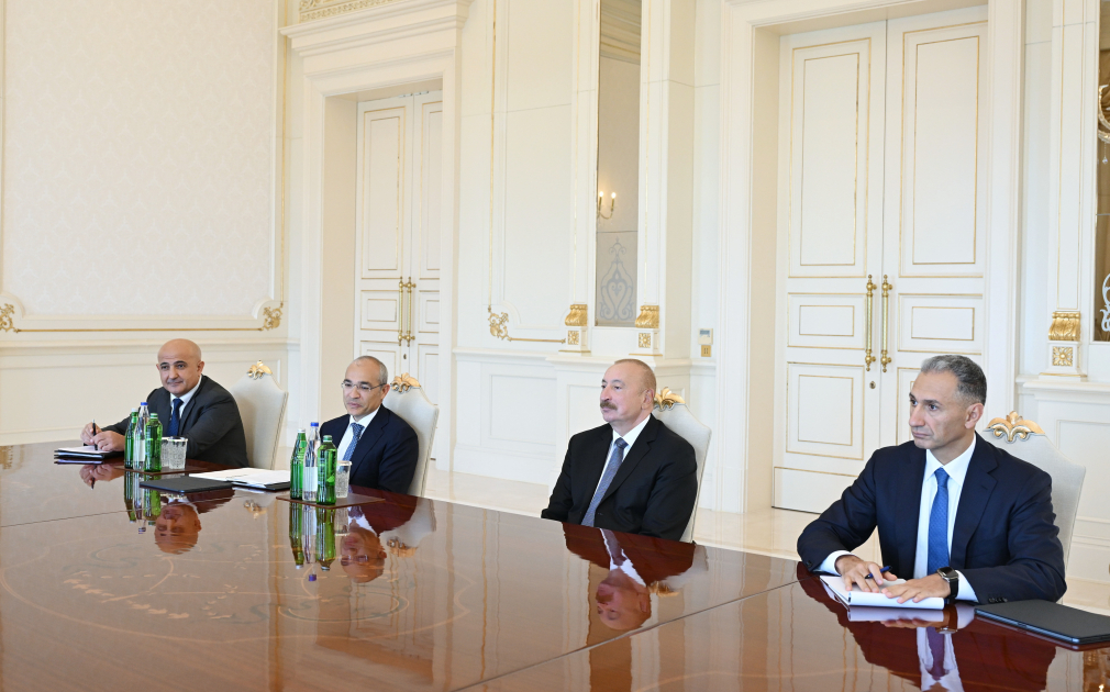 Prezident İlham Əliyev Çin və İtaliya şirkətlərinin rəhbər şəxslərini qəbul edib (FOTO)