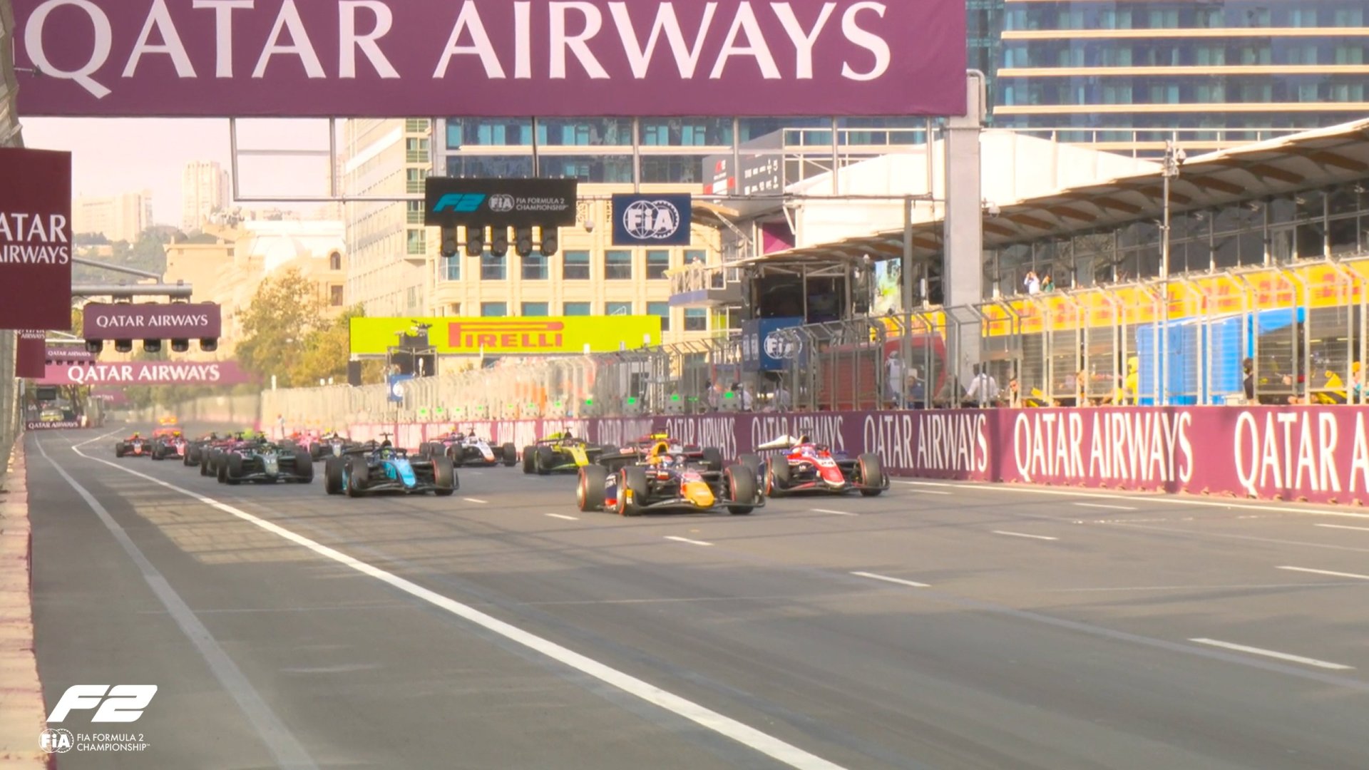 Formula 2 Sprint yarışı start götürüb (FOTO)