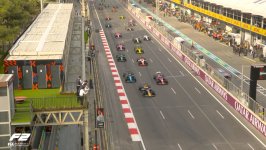 Formula 2 Sprint yarışı start götürüb (FOTO)