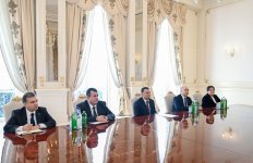 Prezident İlham Əliyev Tacikistanın Baş nazirini qəbul edib (FOTO)