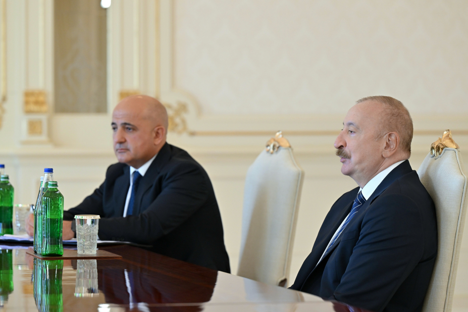 Prezident İlham Əliyev “Brookfield Asset Management” şirkətinin baş icraçı direktorunu qəbul edib (FOTO)