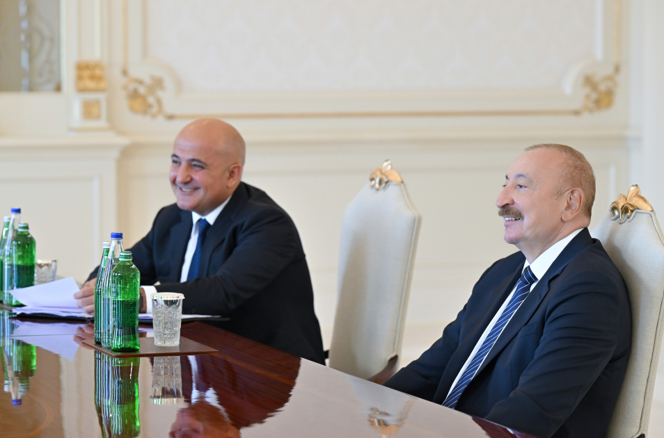 Prezident İlham Əliyev “Global Infrastructure Partners” şirkətinin rəhbərini qəbul edib (FOTO)
