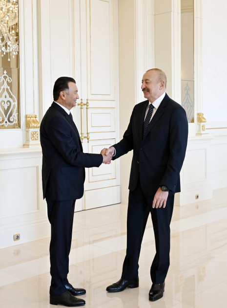 Prezident İlham Əliyev Tacikistanın Baş nazirini qəbul edib (FOTO)