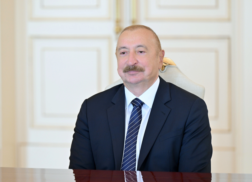 Prezident İlham Əliyev Tacikistanın Baş nazirini qəbul edib (FOTO)