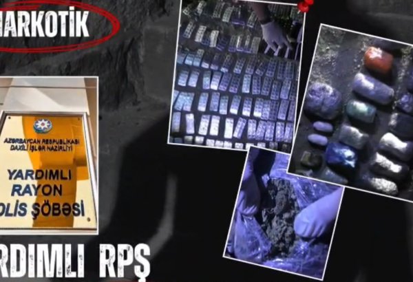 Yardımlıda 16 kiloqram narkotik vasitə aşkarlanıb (VİDEO)