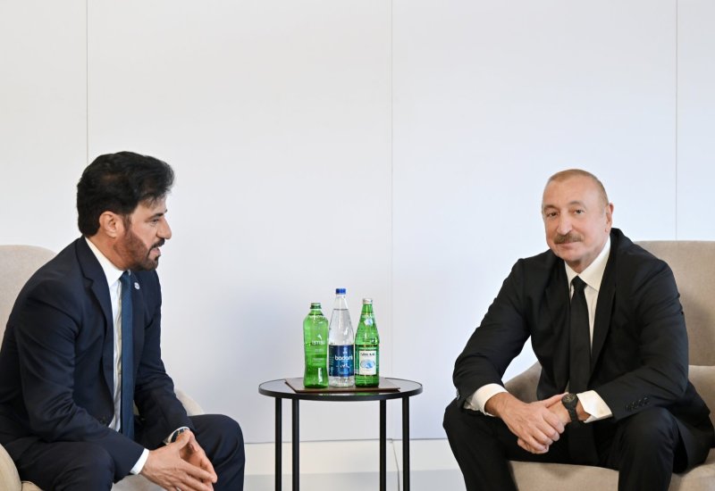 Prezident İlham Əliyev Beynəlxalq Avtomobil Federasiyasının prezidenti ilə görüşüb (FOTO/VİDEO)