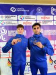 Akrobatlarımız dünya çempionatında qızıl medal qazanıblar (FOTO)