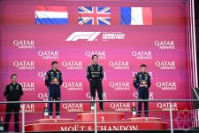Formula 1 Azərbaycan Qran-Prisinin qalibi mükafatlandırılıb (FOTO)