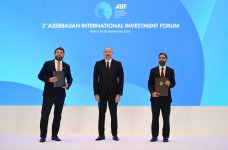 İkinci Azərbaycan Beynəlxalq İnvestisiya Forumu çərçivəsində imzalanmış sənədlər mübadilə edilib (FOTO)