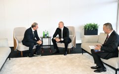 Prezident İlham Əliyev Beynəlxalq Xizək və Snoubord Federasiyasının prezidenti ilə görüşüb (FOTO)