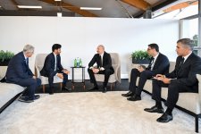 Prezident İlham Əliyev Beynəlxalq Avtomobil Federasiyasının prezidenti ilə görüşüb (FOTO)