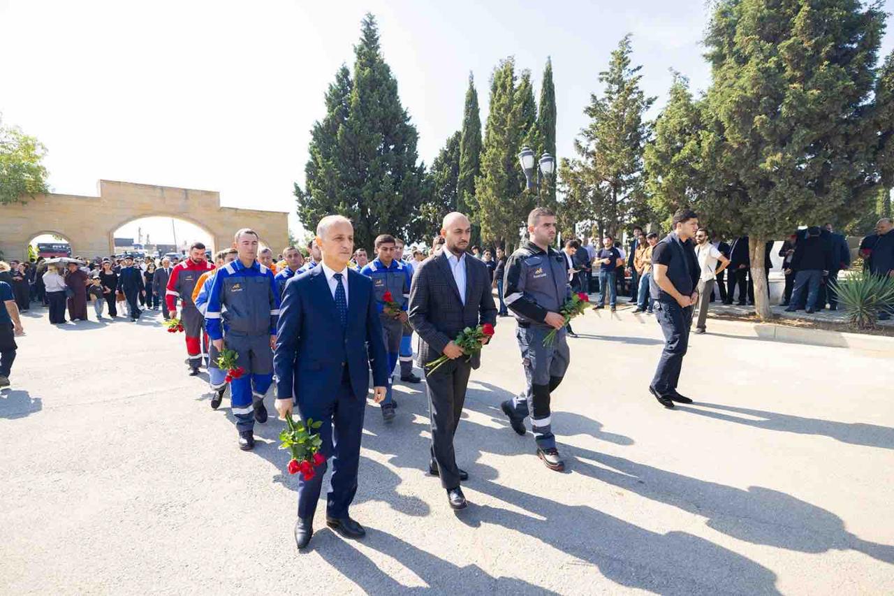 “AzerGold” QSC və törəmə şirkətlərinin kollektivi Vətən müharibəsi şəhidlərinin xatirəsini yad edib (FOTO)