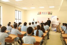 Ağdamda mina təhlükəsinə dair maarifləndirmə təlimləri davam edir (FOTO)