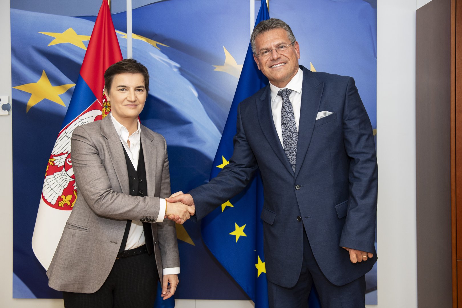 Ana Brnabiç prezident səlahiyyətlərinin icrasına başlayıb